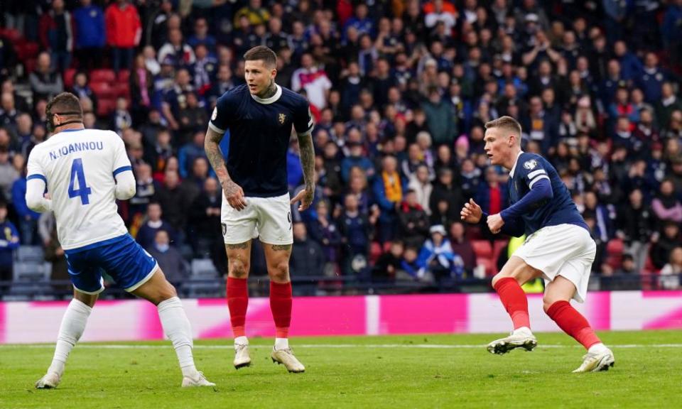 Scott McTominay (right) is expected to return to the starting line-up after scoring twice off the bench against Cyprus.