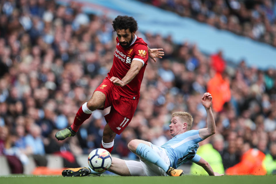 Sure fire selections: Mo Salah and Kevin De Bruyne walked into the Team of the Year