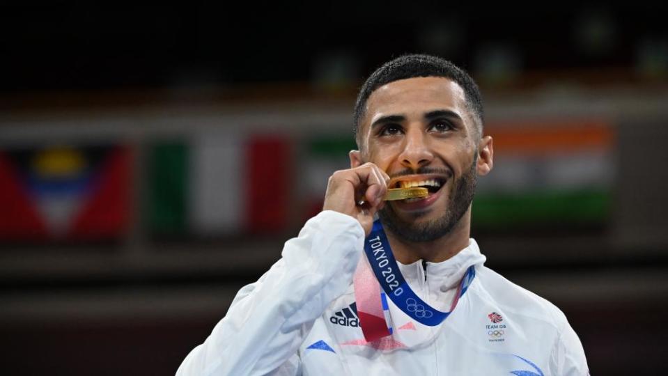 Yafai tests his gold in Tokyo.