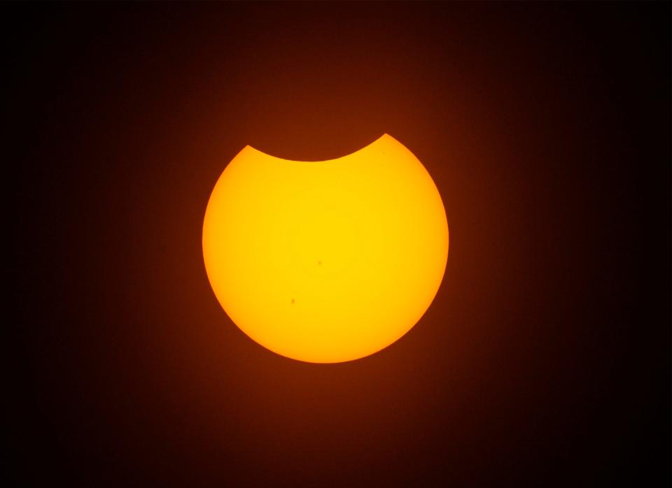 A solar eclipse was visible in the Southwestern and Northwestern United States on Saturday, Oct. 14, 2023.