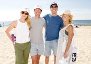 <p>Jessica and Jerry Seinfeld join Free Rain's Colin and Rebekah McCabe for a beach cleanup in East Hampton, New York, in partnership with Surfrider.</p>