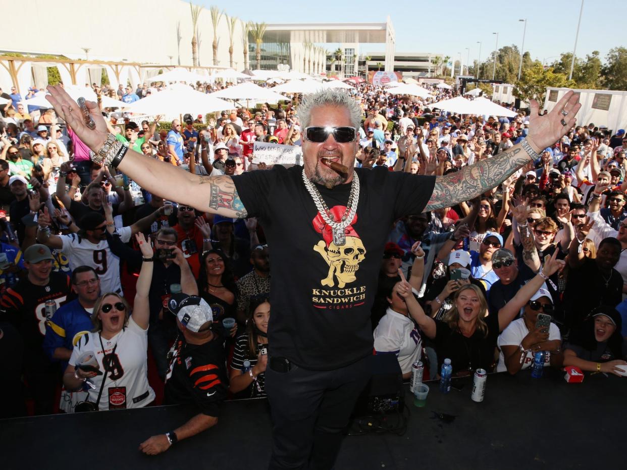 Guy Fieri at the Players Tailgate
