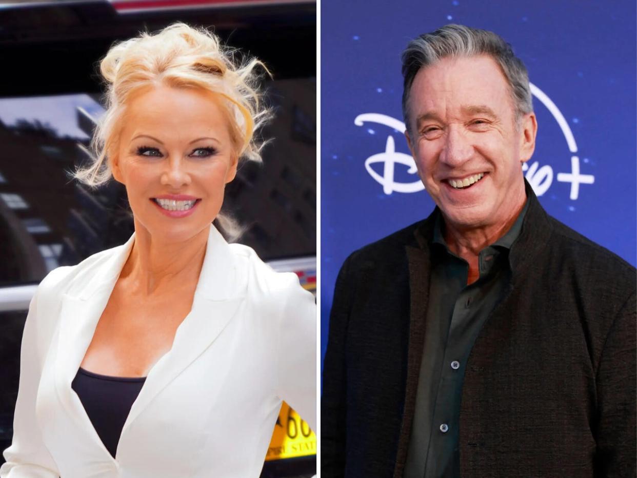 Pamela Anderson and Tim Allen