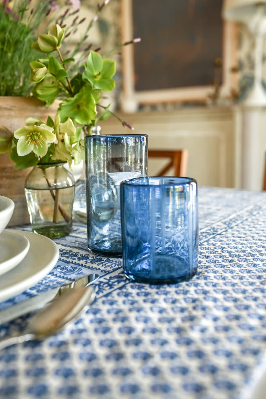 <p><a href="https://halfpastsevenhome.com/collections/glassware/products/copy-of-smokey-blue-water-with-stars-single?variant=39759305965632" rel="nofollow noopener" target="_blank" data-ylk="slk:Shop Now;elm:context_link;itc:0;sec:content-canvas" class="link rapid-noclick-resp">Shop Now</a></p><p>Starry Night Water Glass in Smokey Blue</p><p>halfpastsevenhome.com</p><p>$39.00</p>