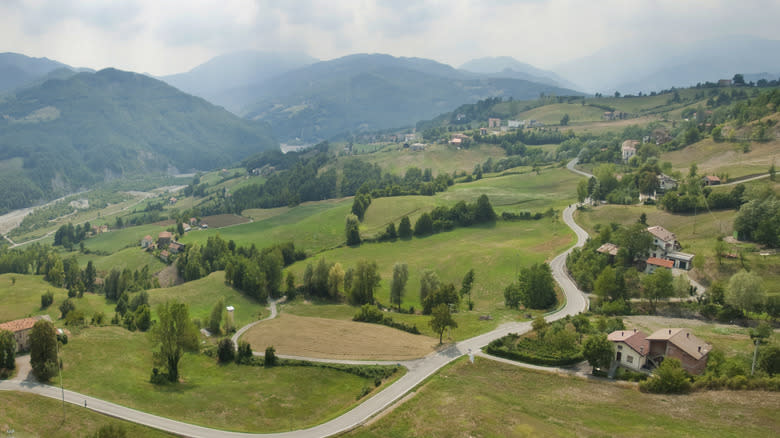 countryside of Parma Italy