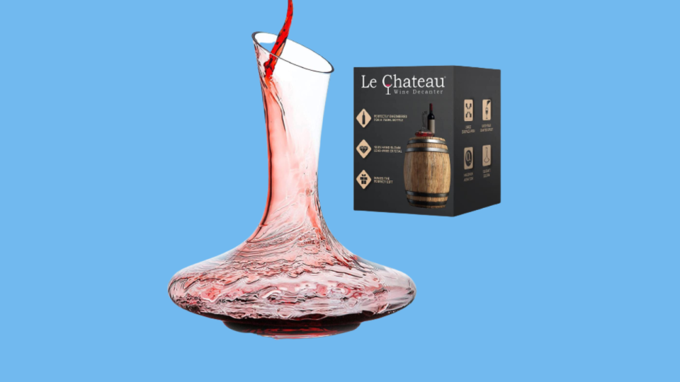 A decanter is a must-have if you drink aged wine.