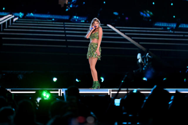 Taylor Swift Wows In Christian Louboutin For Eras Tour In Argentina –  Footwear News