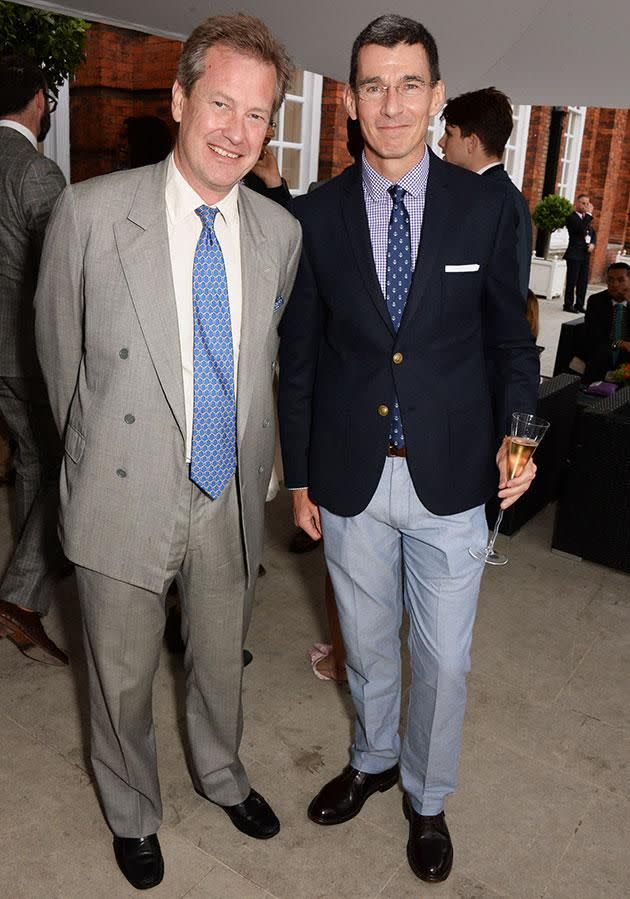 Lord Ivor Mountbatten is pictured on the left (Source: Getty).