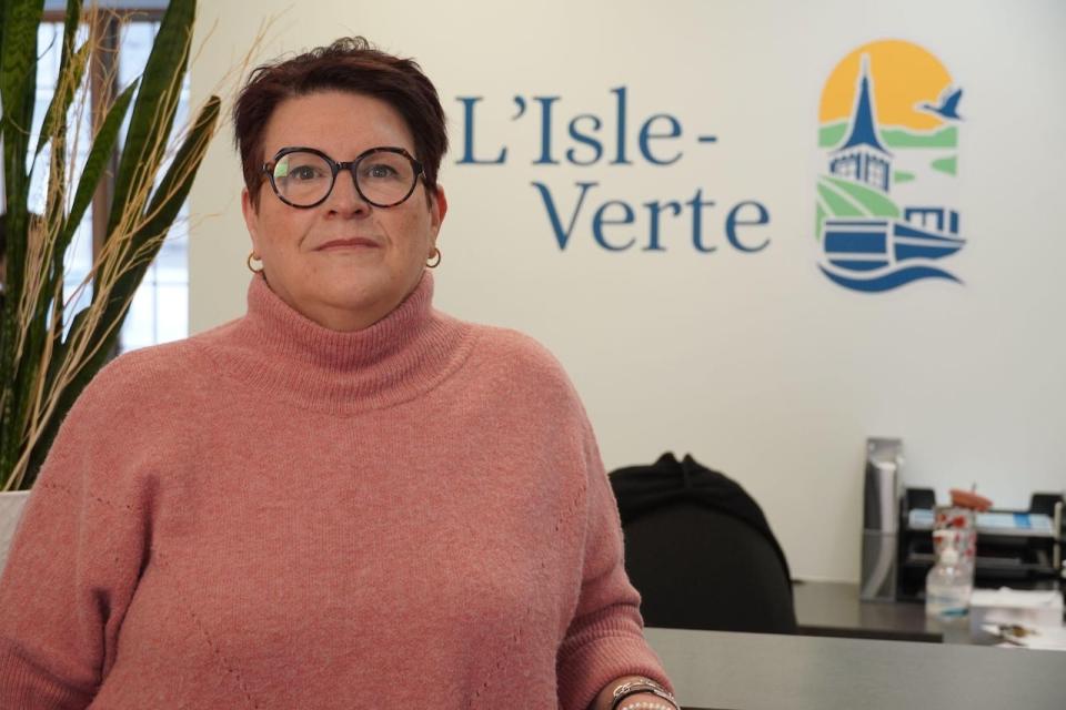 Ginette Caron wants to look forward and focus on the future of the town.