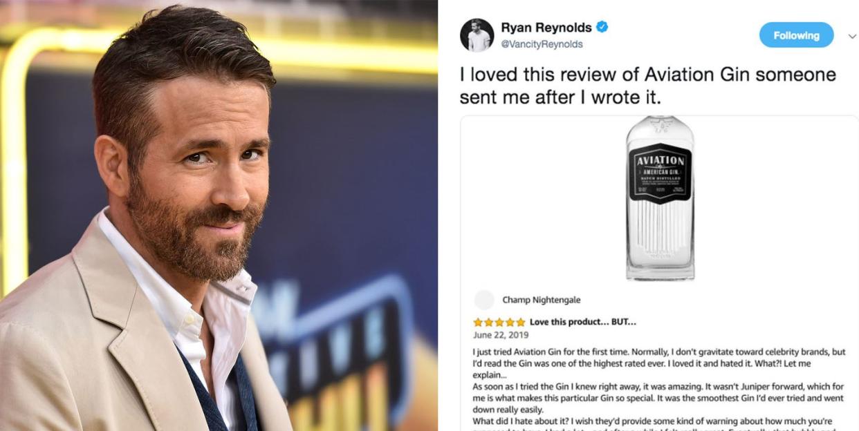 Photo credit:  Steven Ferdman / Stringer and Getty Images / Ryan Reynolds and Twitter