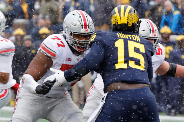 Raiders select Ohio State OL Paris Johnson Jr. in latest PFF mock