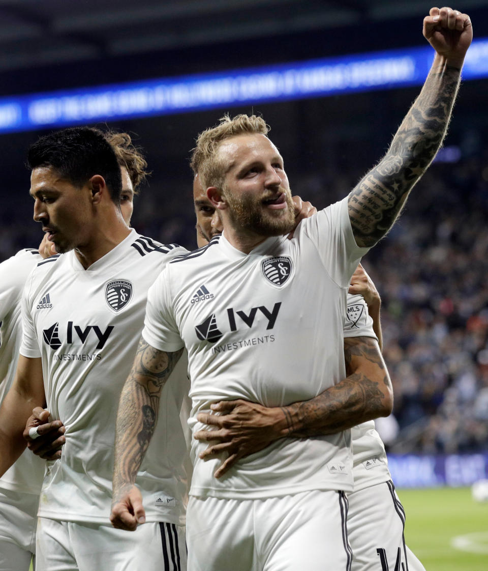 Johnny Russell, delantero del Sporting de Kansas City. / Foto: AP