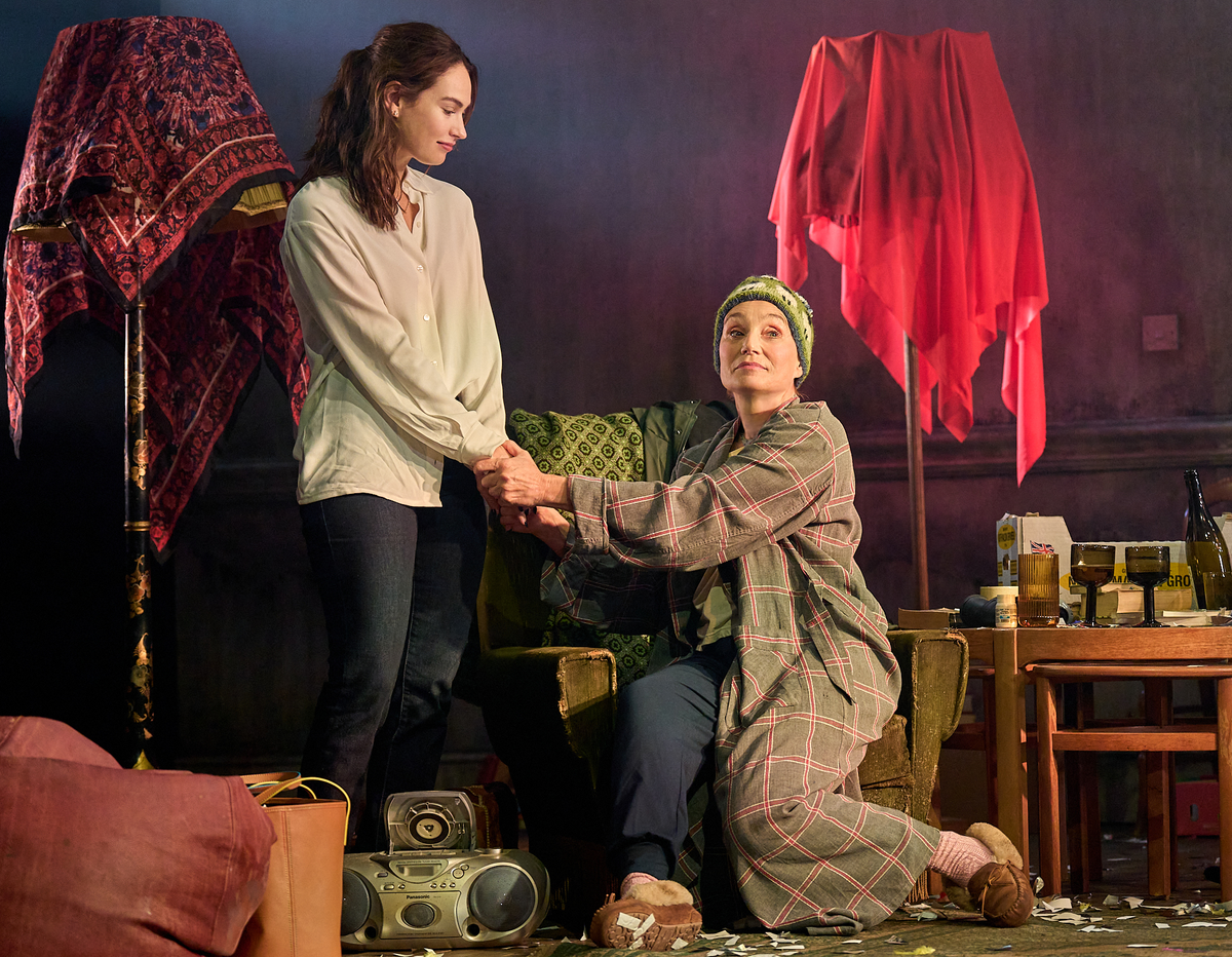 Lily James, left, with Kristin Scott Thomas in Lyonesse (Manuel Harlan)