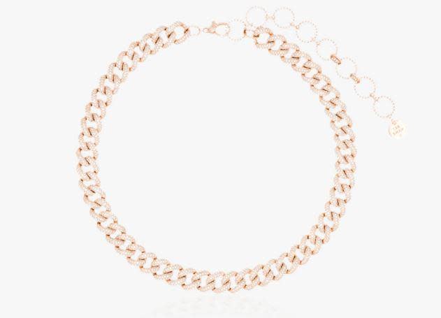 18K Rose gold necklace, &#xa3;36,380, Shay. Shop it here