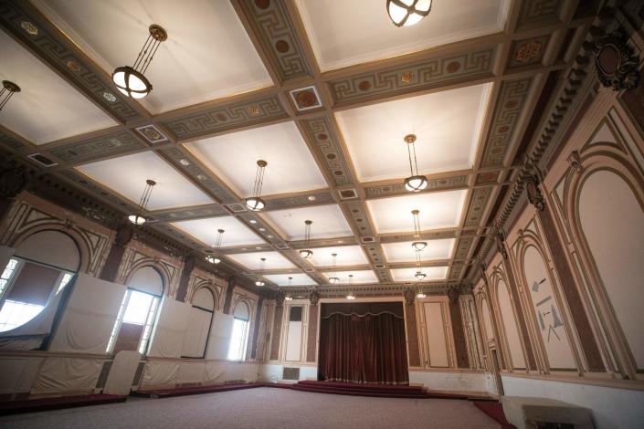 The Masonic Lodge on Grand Street in Newburgh, one of the buildings to be renovated as part of a major project that will include an 80-room hotel, rooftop tavern, luxury spa, restaurant and event space