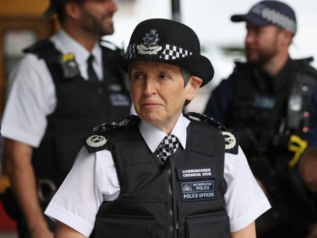 Cressida Dick said the Met has taken thousands of knives off the streets (Jonathan Brady/PA)