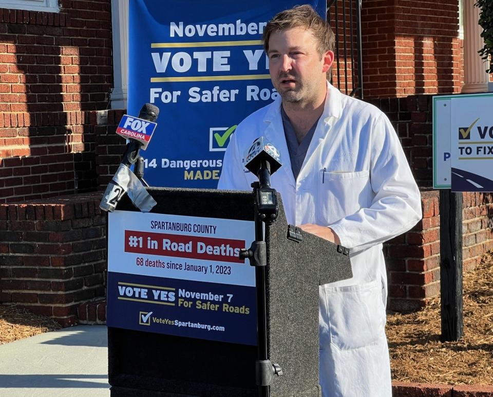 Brian Thurston, MD, chair of the Department of Surgery and director of the Level 1 Trauma Center at Spartanburg Regional Healthcare System.