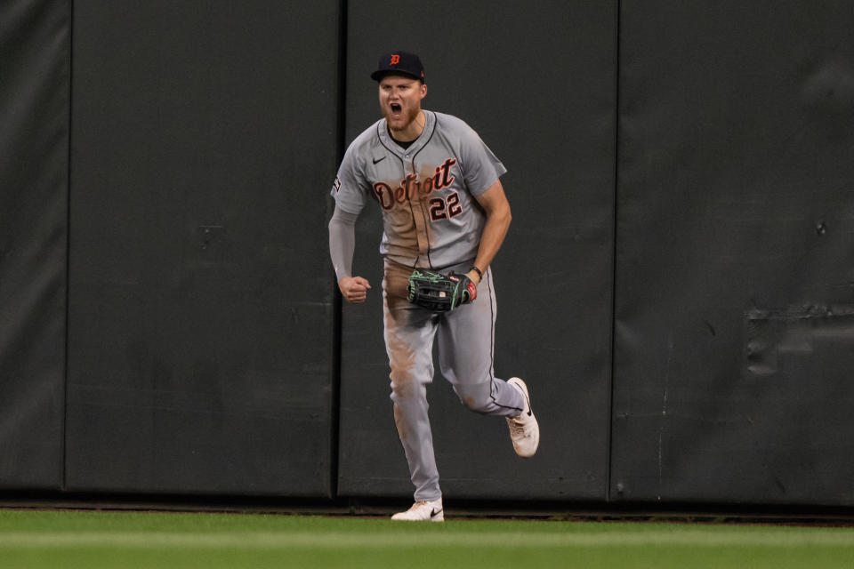 Parker Meadows somehow robbed what should have been a two-run shot late on Wednesday night in Seattle.