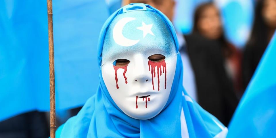 china uighur protest