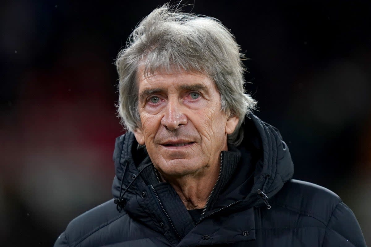 Manuel Pellegrini is staying optimistic about Real Betis’ chances against Manchester United (Tim Goode/PA) (PA Wire)