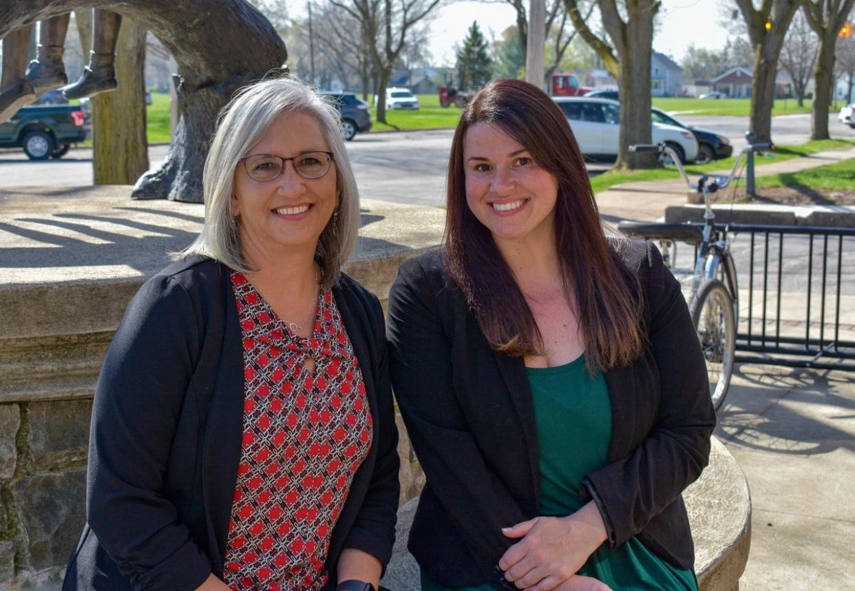 Stephanie Cavanaugh, Ottawa County Family and Children First Council executive director, left, and Michelle Veliz, Ottawa County Health Department health educator,  have gathered the support of dozens of agencies and businesses across the county for Ottawa County Community Day.