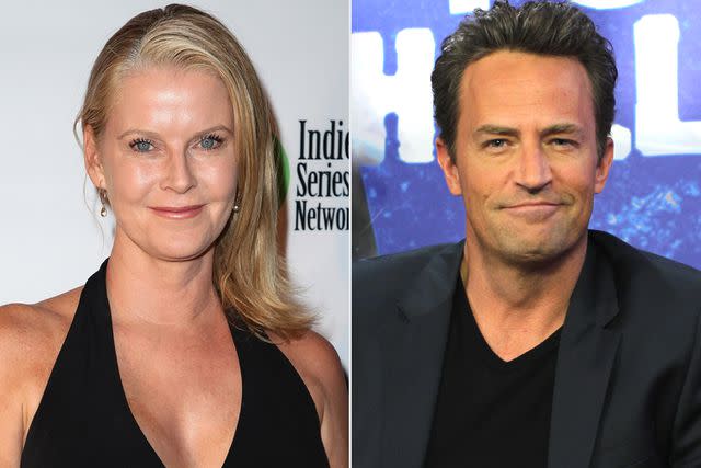 <p>David Livingston/Getty, Nick Rood/Young Hollywood/Getty</p> Maeve Quinlan and Matthew Perry