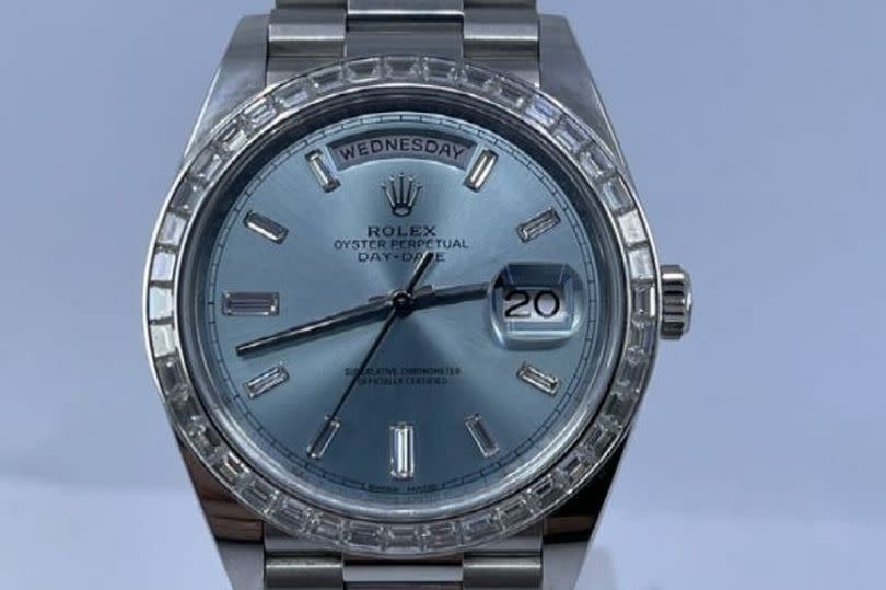 The £70,000 Rolex Asim Tufail was wearing when he was arrested