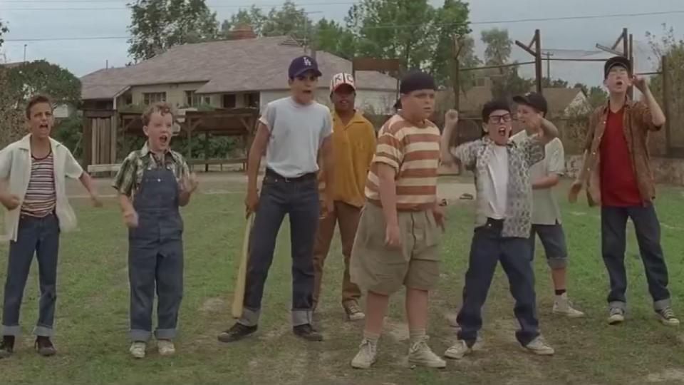 The main cast of The Sandlot.