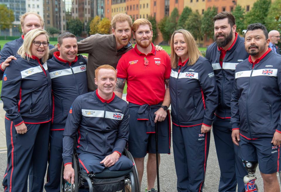 Britain's Prince Harry, Duke of Sussex attends the launch of Team UK, selected for the 'Invictus Games The Hague 2020' at Honourable Artillery Company in  east London on  October 29, 2019. (Photo by Paul Grover / POOL / AFP) (Photo by PAUL GROVER/POOL/AFP via Getty Images)