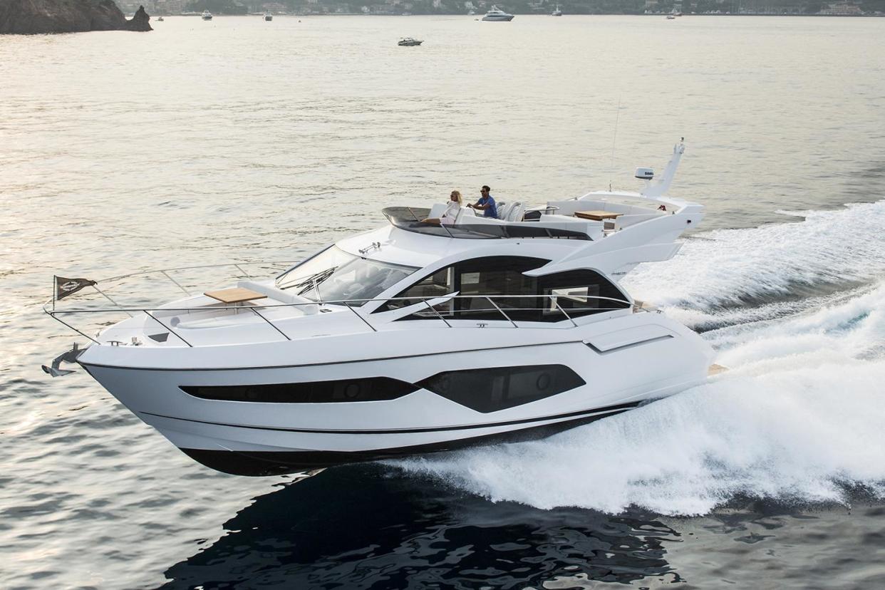 Hot yachts: Sunseeker has seen demand leap for its more modestly priced boats: Sunseeker