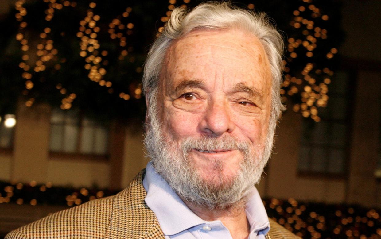 Stephen Sondheim in California in 2007