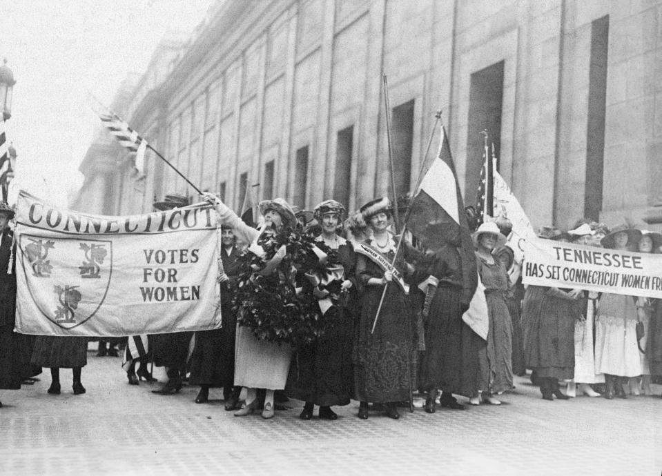 Illustration: Yahoo News; photos: Keystone/Hulton Archive/Getty Images, Getty Images