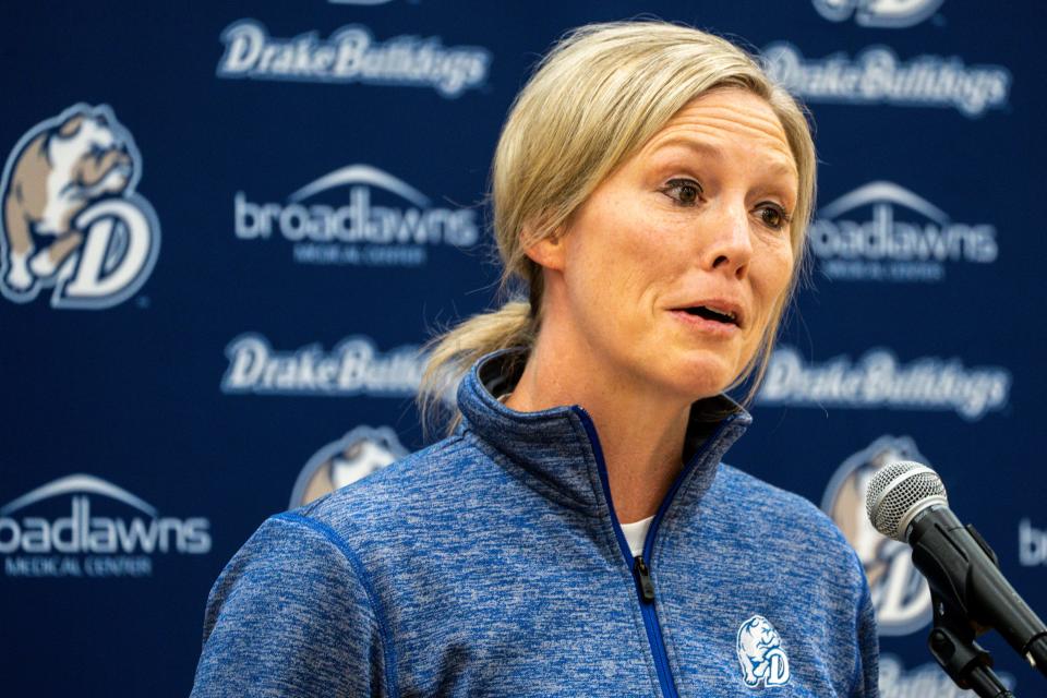Drake coach Allison Pohlman has her team on the verge of winning a Missouri Valley Conference regular season title.