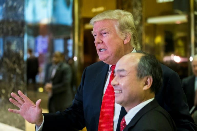 SoftBank's Masayoshi Son was one of the first to visit president-elect Donald Trump in New York