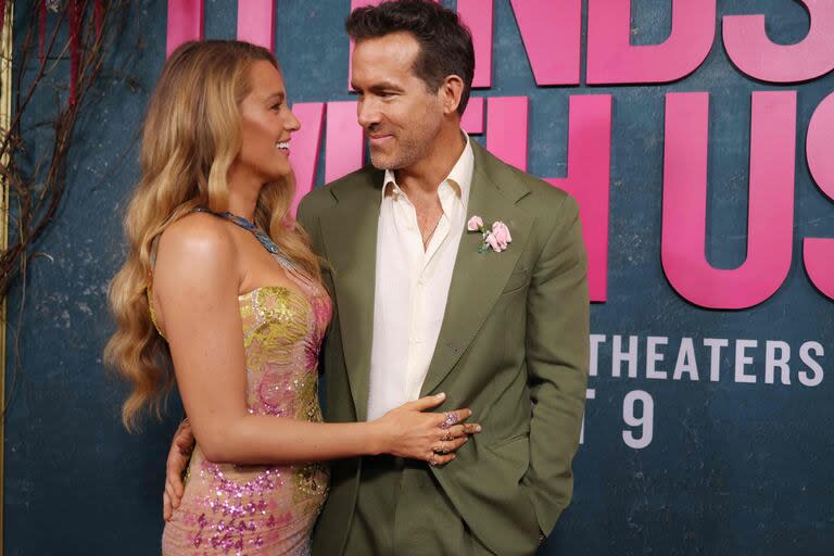 Ryan Reynolds junto a su pareja, Blake Lively