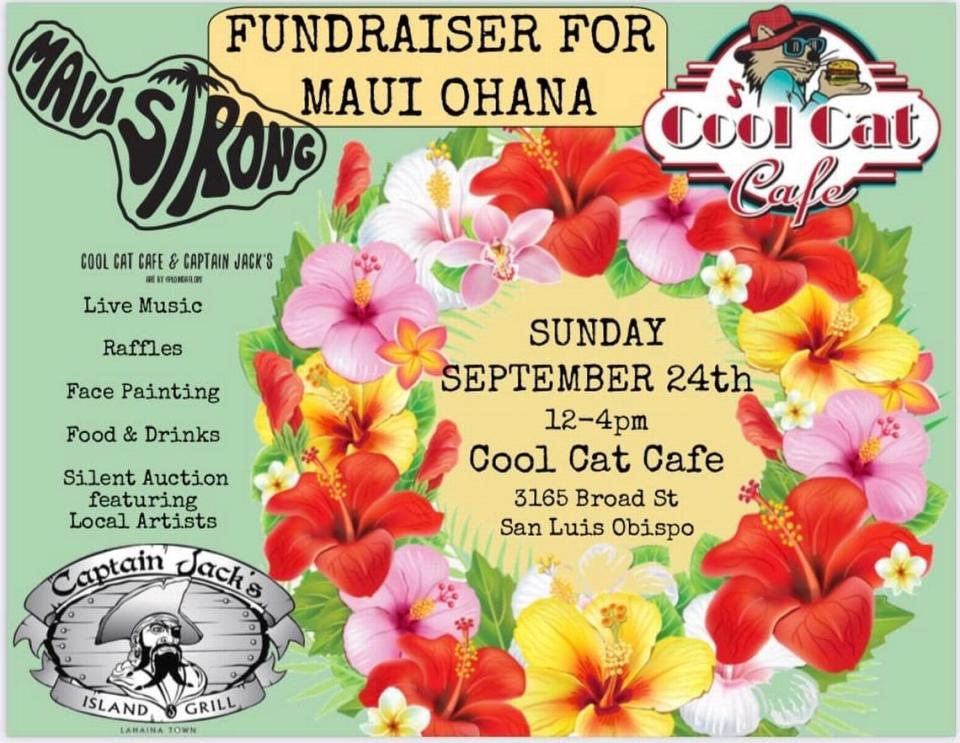 Cool Cat Cafe has locations in Pismo, San Luis Obispo and Maui. The Maui location was destroyed by the devastating Lahaina fires. Now, the owners are hosting a fundraiser and looking to rebuild.