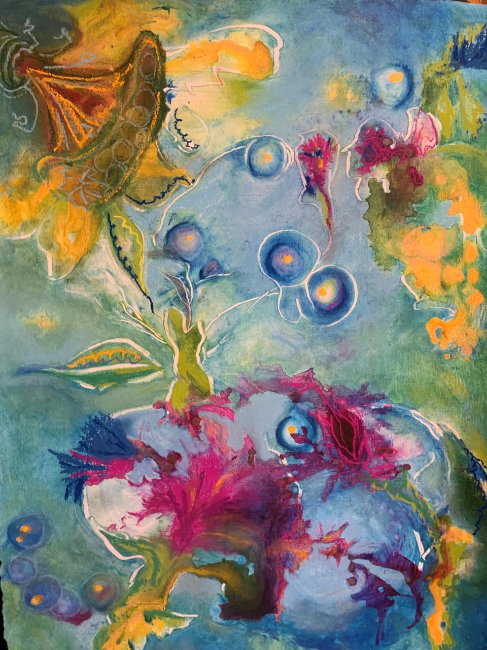 Patina Arts Centre in downtown Canton will present "Bloom" from 5 to 9 p.m. on Friday. The exhibition features more than 30 artists, including this  work by Eleanor Kuder.