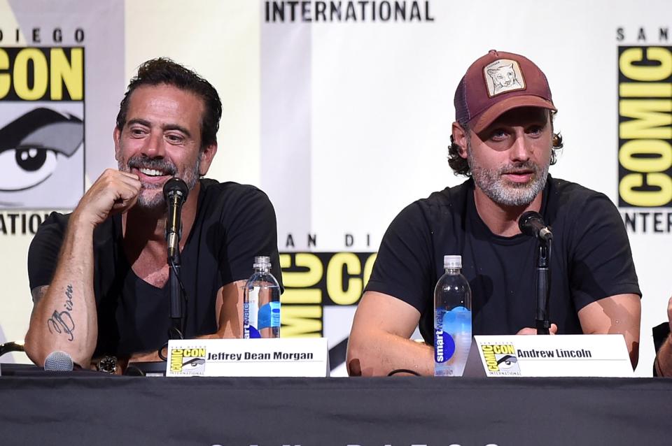 jeffrey dean morgan andrew lincoln comic con