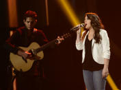 Kree Harrison performs "Perfect" on the Wednesday, May 8 episode of "American Idol."