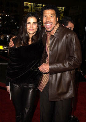 Lionel Richie and wife Diane at the Hollywood premiere of Ali