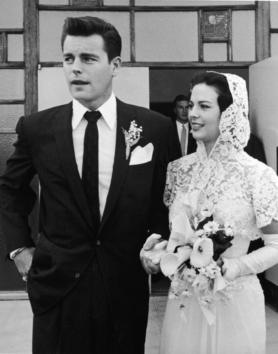 1957: Natalie Wood and Robert Wagner begin and end their married life with each other