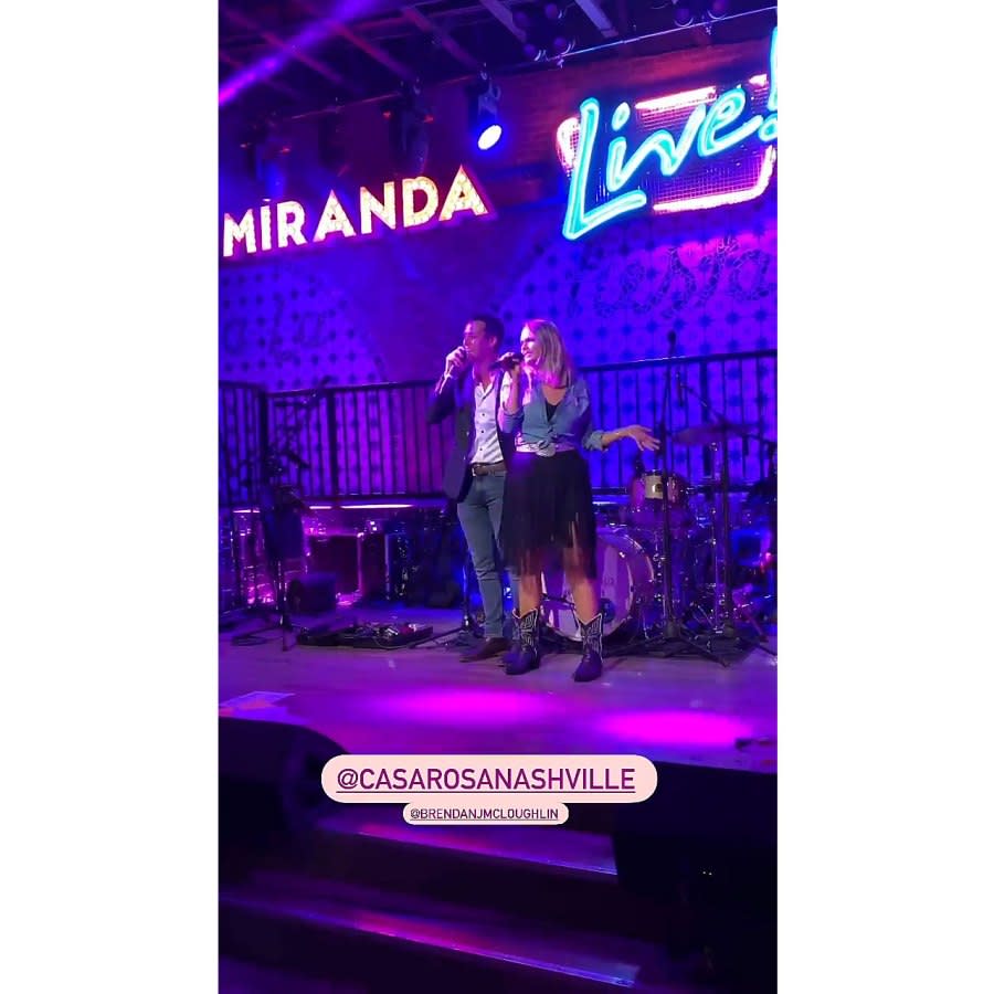 Miranda Lambert Grease Duet With Husband Brendan McLoughlin 2