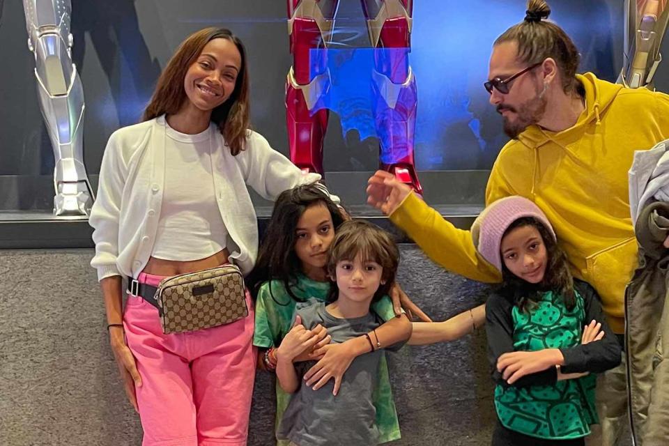 <p>zoe saldana/instagram	</p> Zoe saldaña family