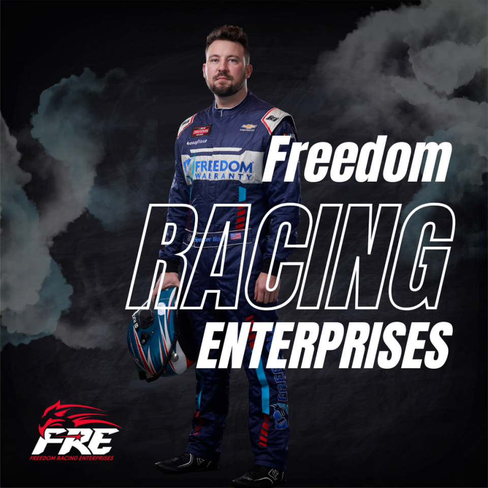 NASCAR driver Spencer Boyd announced his new Truck Series team, Freedom Racing Enterprises, in a press conference Monday at Charlotte Motor Speedway.