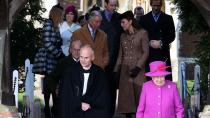 Your rank within the royal family determines where you stand, sit and walk in public. Royals appear in order of who is in line to the throne. Currently, the Queen and Prince Philip come first with Charles and Camilla following. Then come Prince William and Kate and finally, Prince Harry.