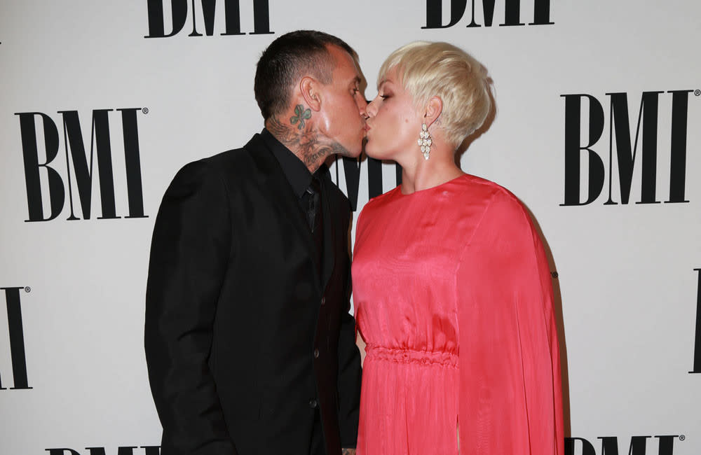 Pink famously proposed to Carey Hart credit:Bang Showbiz