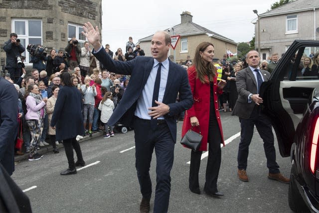 Prince and Princess of Wales visit to Wales