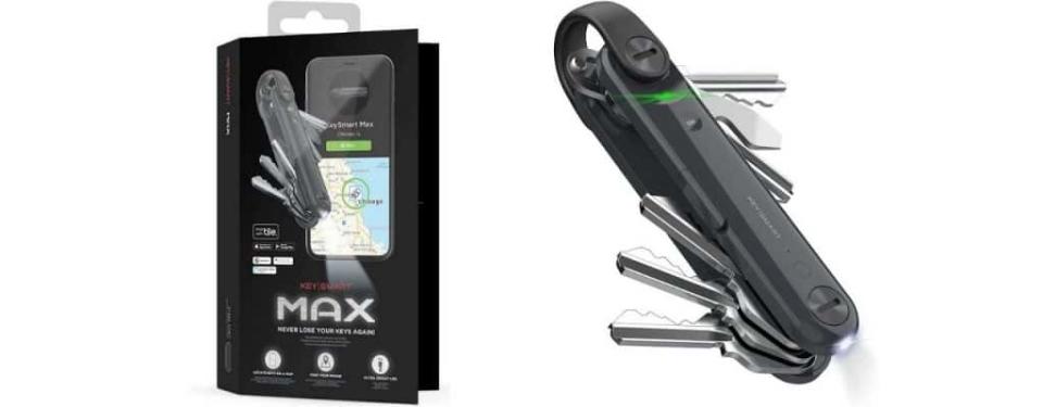 KeySmart Max Smart Trackable Key Organizer with Tile Bluetooth Smart Technology