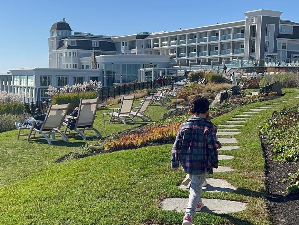 Cliff House Maine with kids