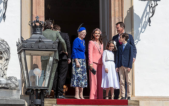 Joaquín de Dinamarca y su familia